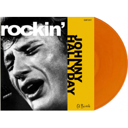 JOHNNY HALLYDAY - ROCKIN' - VINYLE ORANGE OPAQUE
