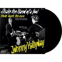 JOHNNY HALLYDAY - SHAKE THE HAND OF A FOOL - HOLD BACK THE SUN - VINYLE NOIR